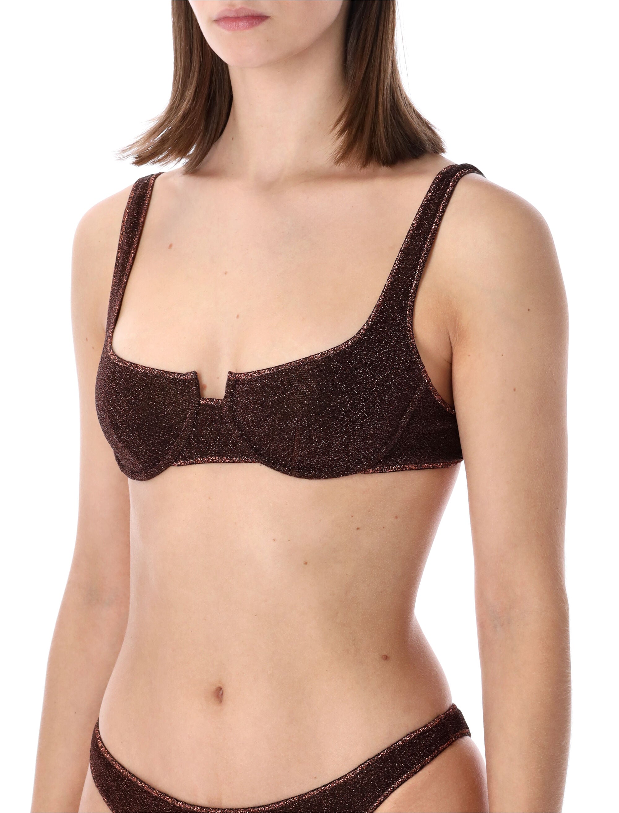Lumière Lurex Balconette Bikini with Structured Cups
