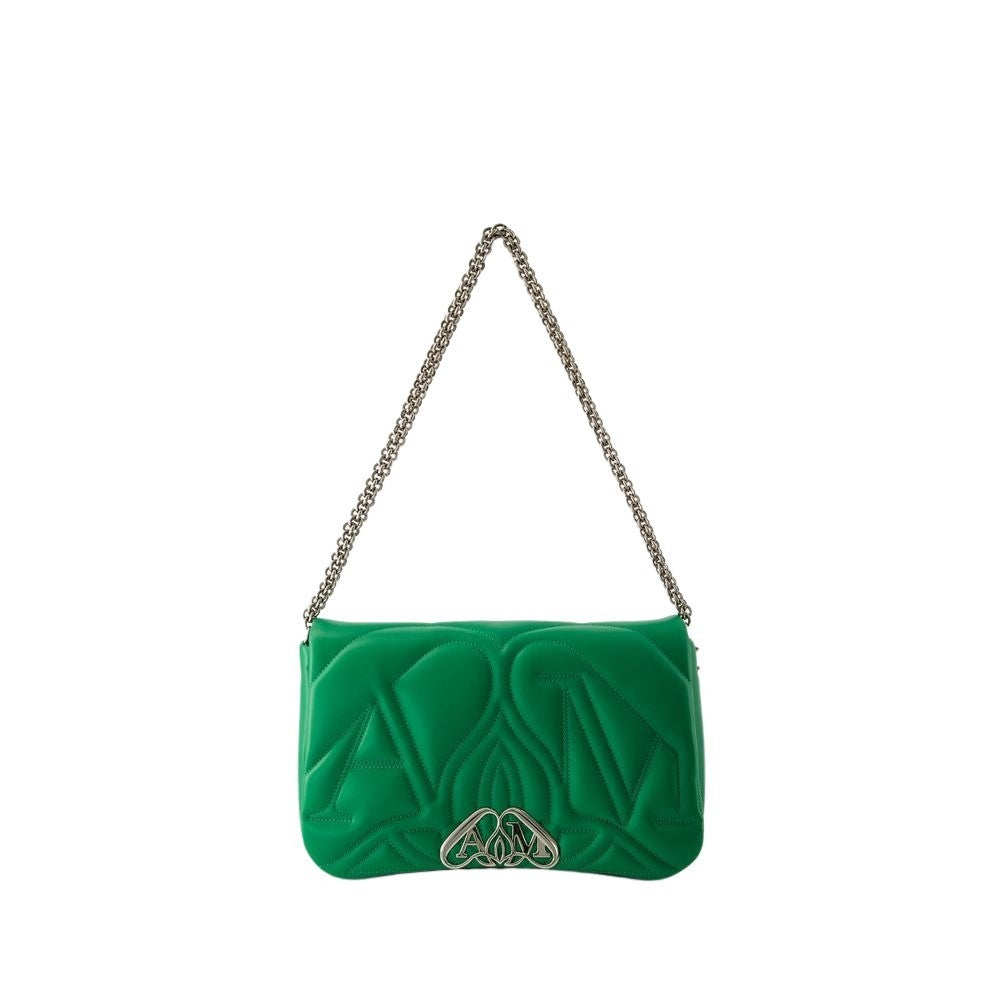 The Seal Crossbody Bag - Leather - Green