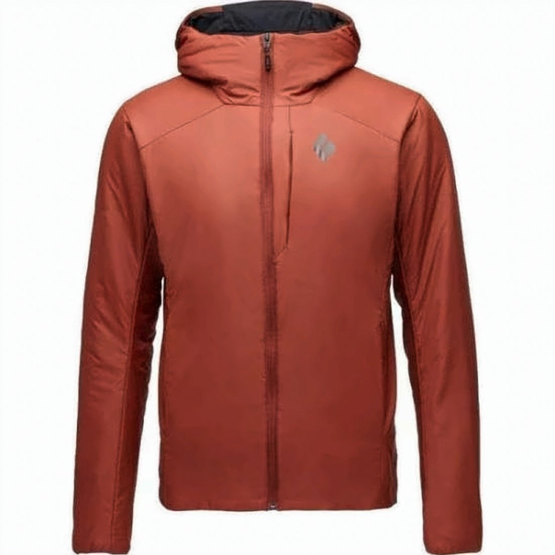 Matte-Finish Padded Jacket With Hood And Logo Chest Pocket