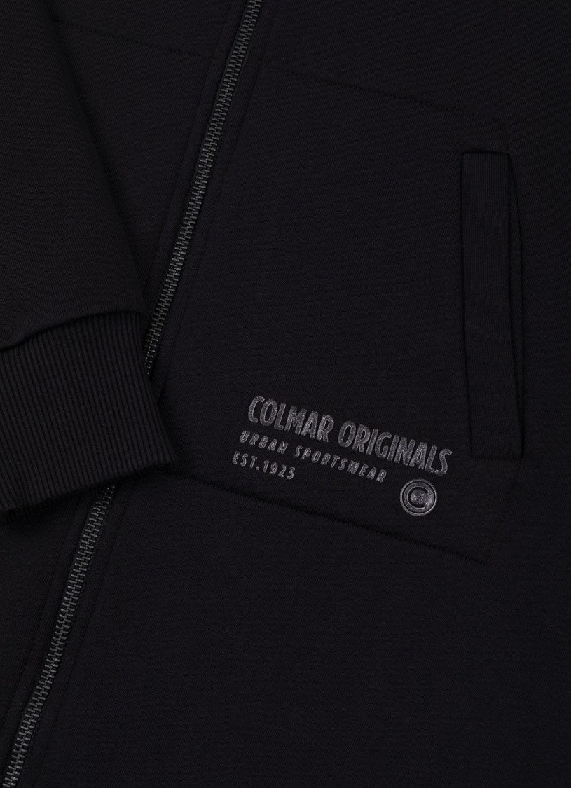 Oversized Hooded Sweatshirt With Glittered Logo