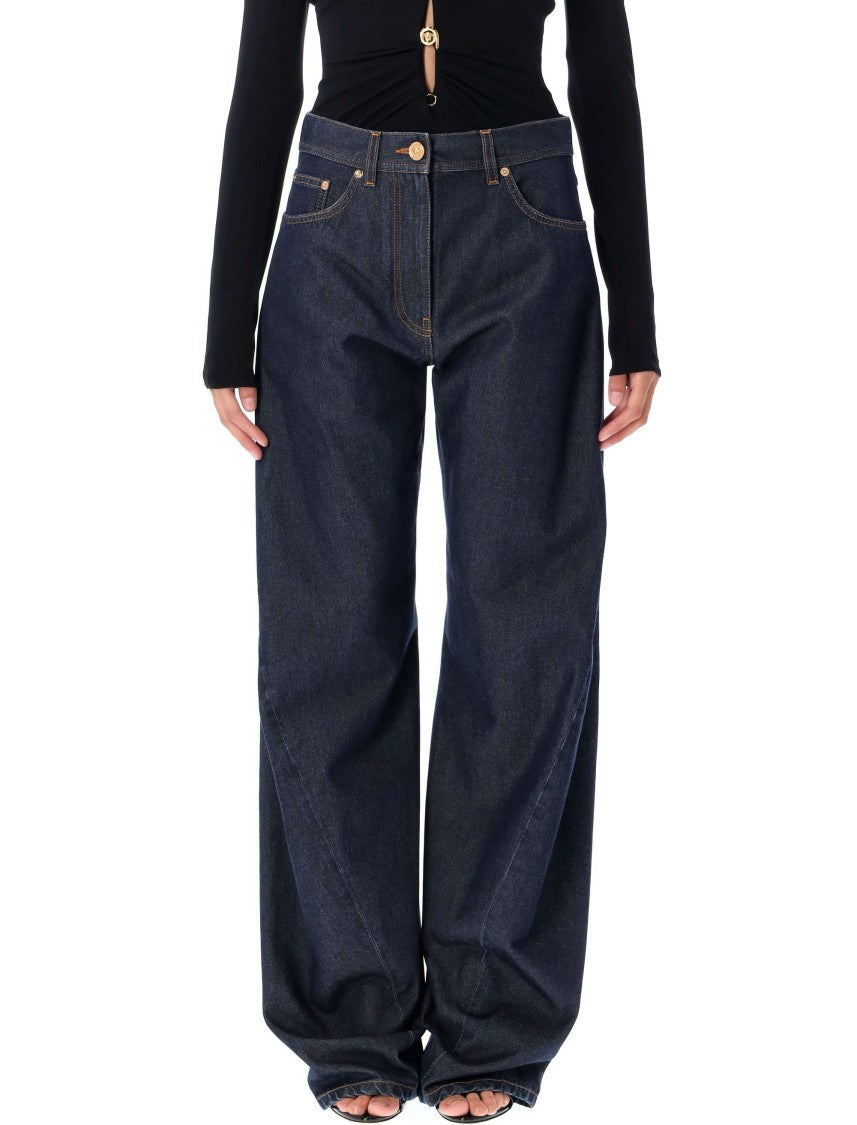Twisted Baggy Jeans