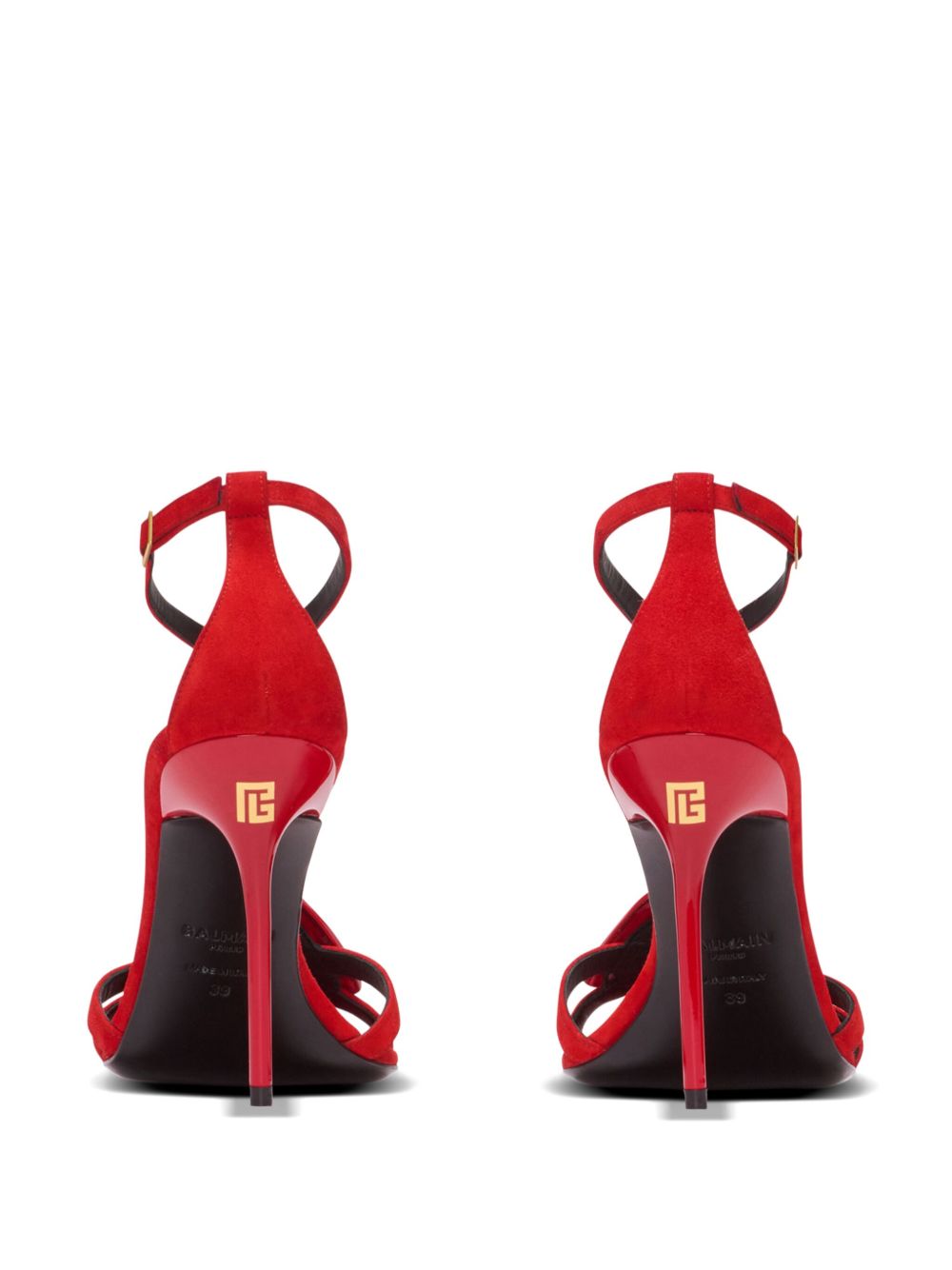 Open-Toe Sandals with Stiletto Heel