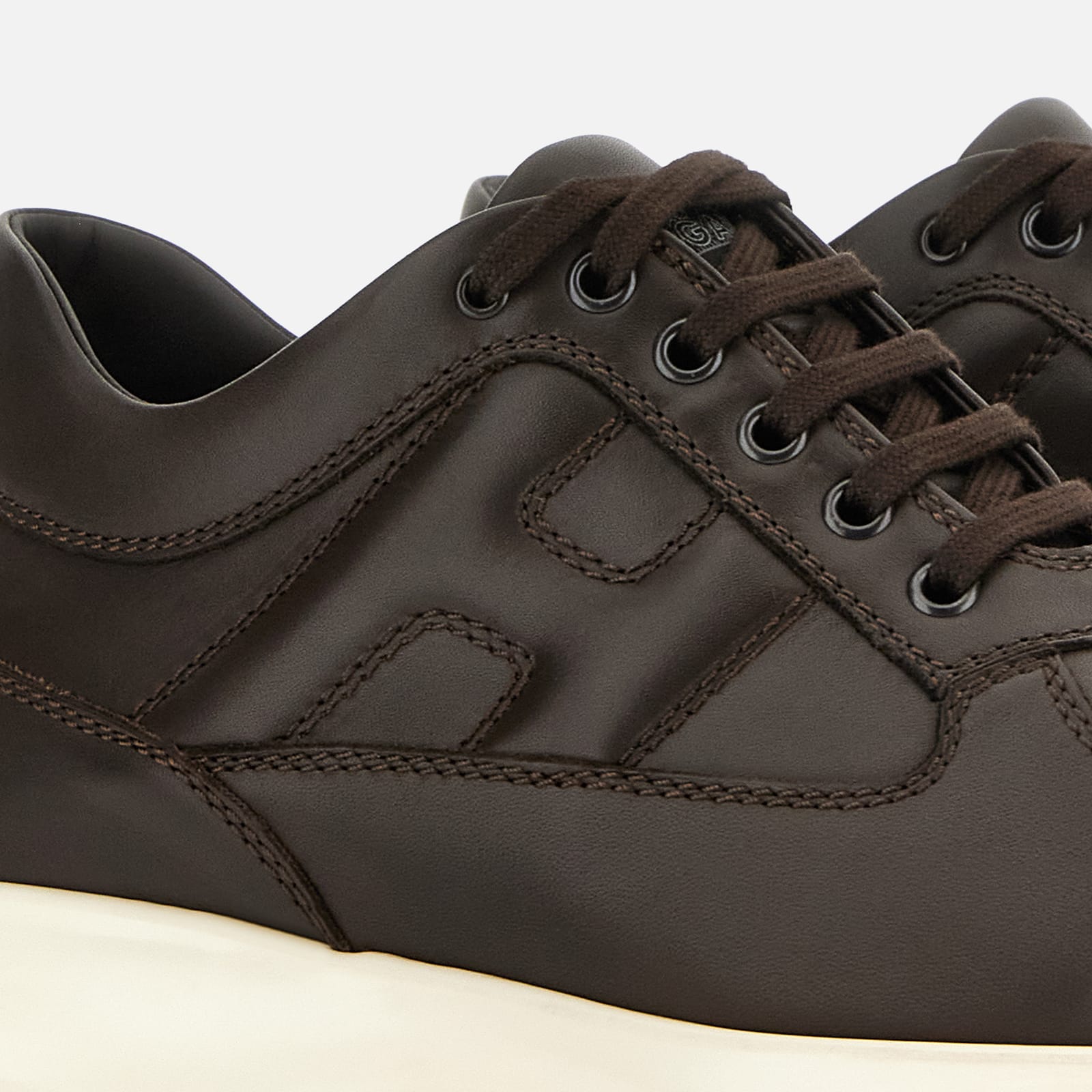 Sophisticated Brown Calfskin Interactive Shoes