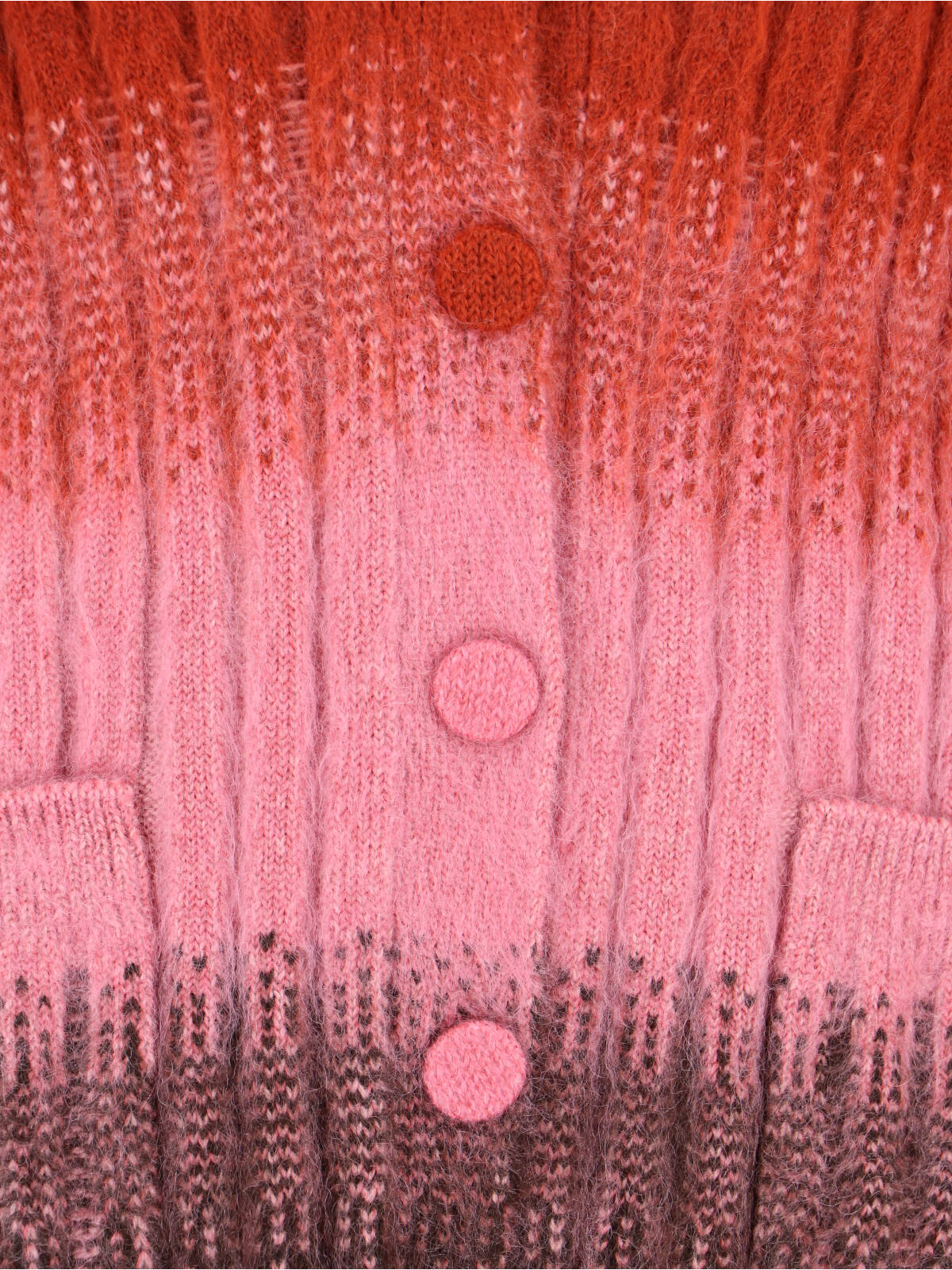 Mohair Blend Cardigan, Multicolor