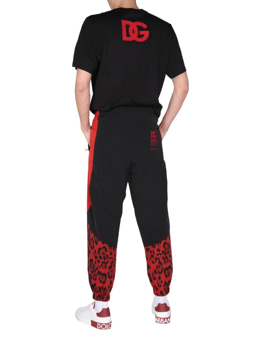 Jogging Pants With Animal Print