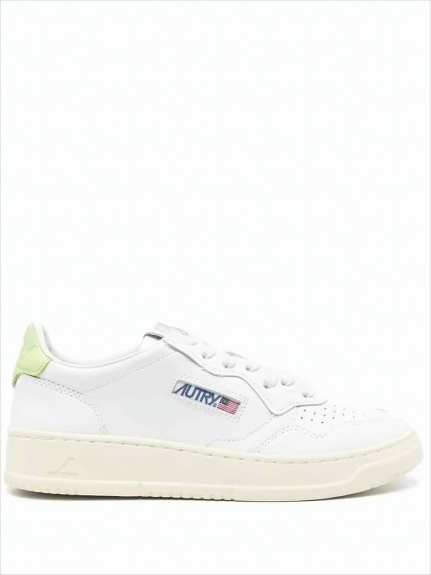 Low-Top Sneakers with Perforated Detailing and Cushioned Sole