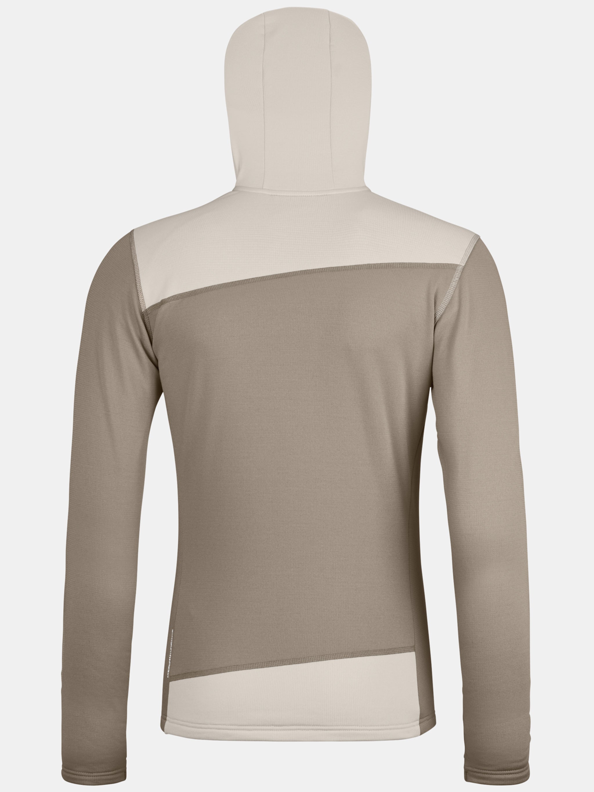 Beige Fleece Light Hoody Two Tone Hoodie