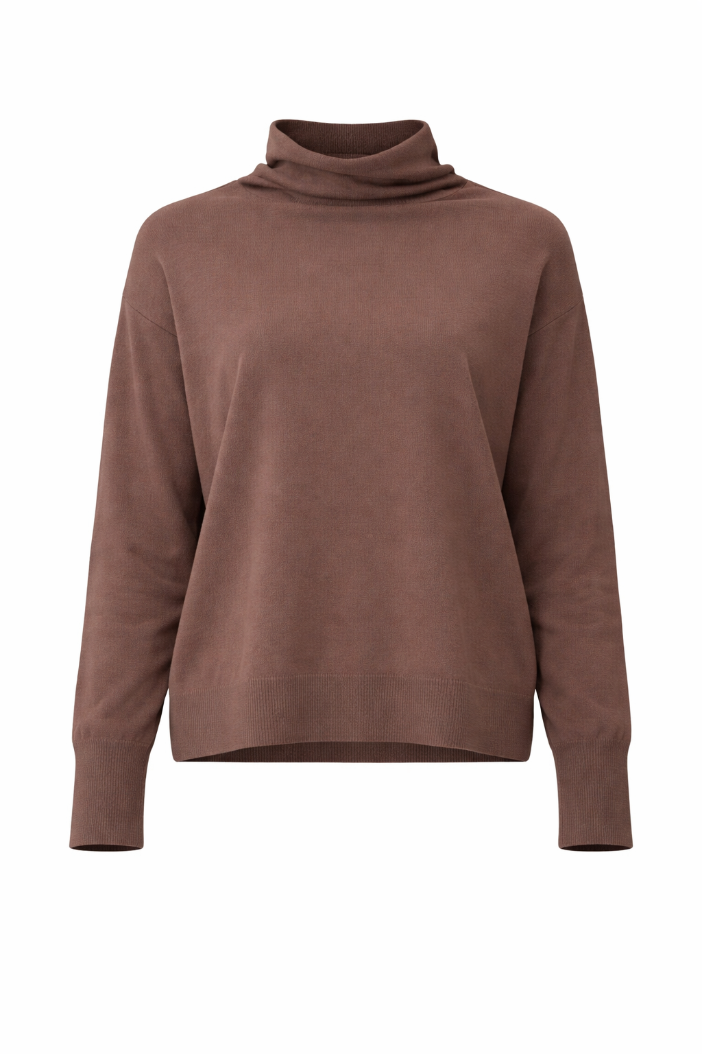 Women’S Virgin Wool High-Neck Sweater