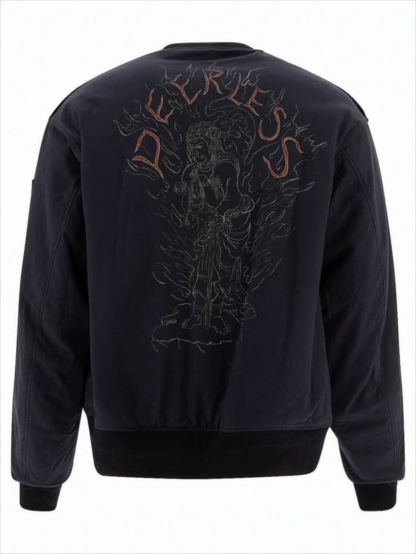 Black Jacket with Stand Collar