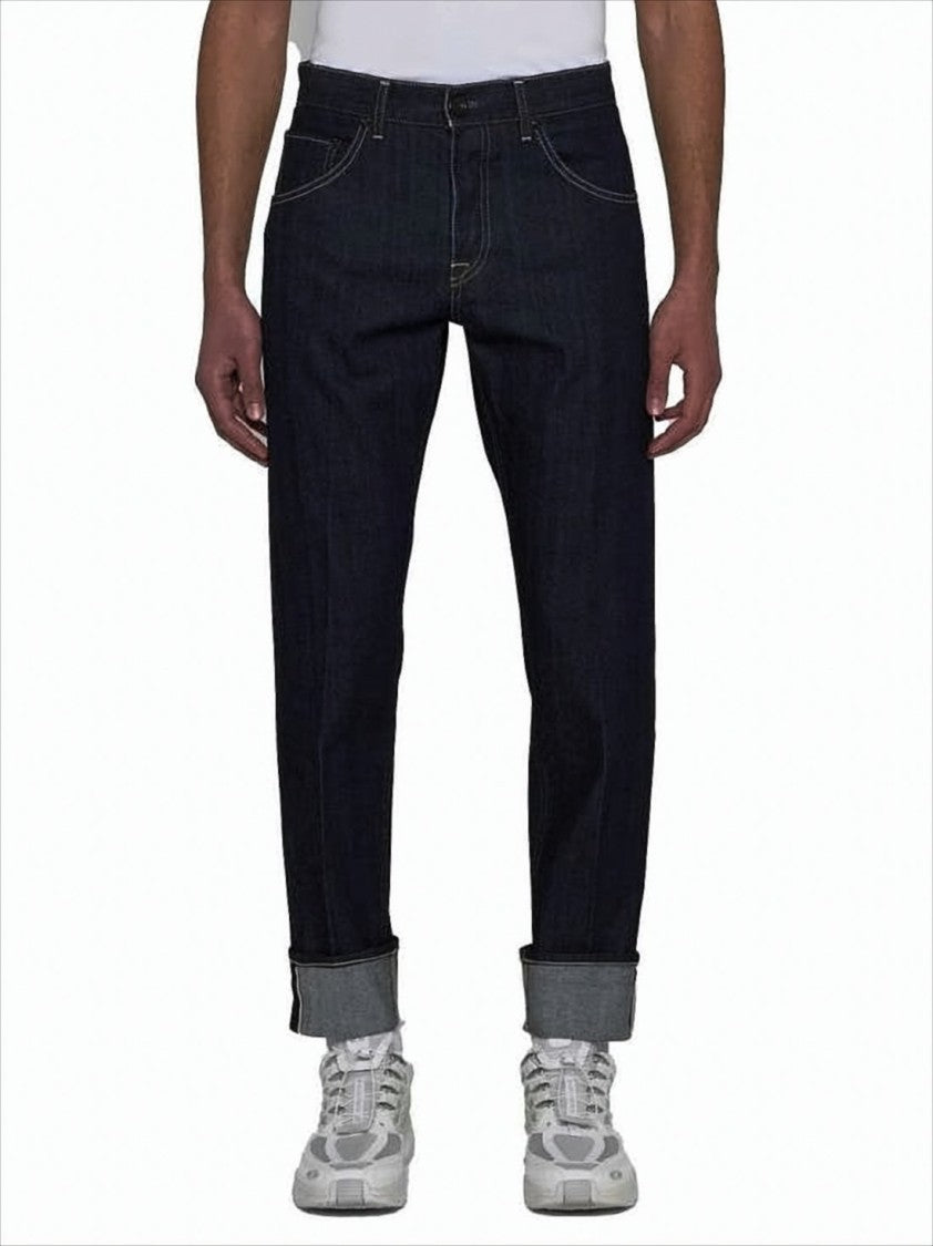 Classic Black Denim Shorts With Rolled Cuffs