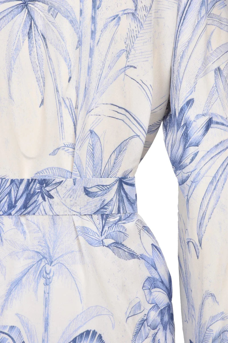 Livia Blazer - Cream/Blue