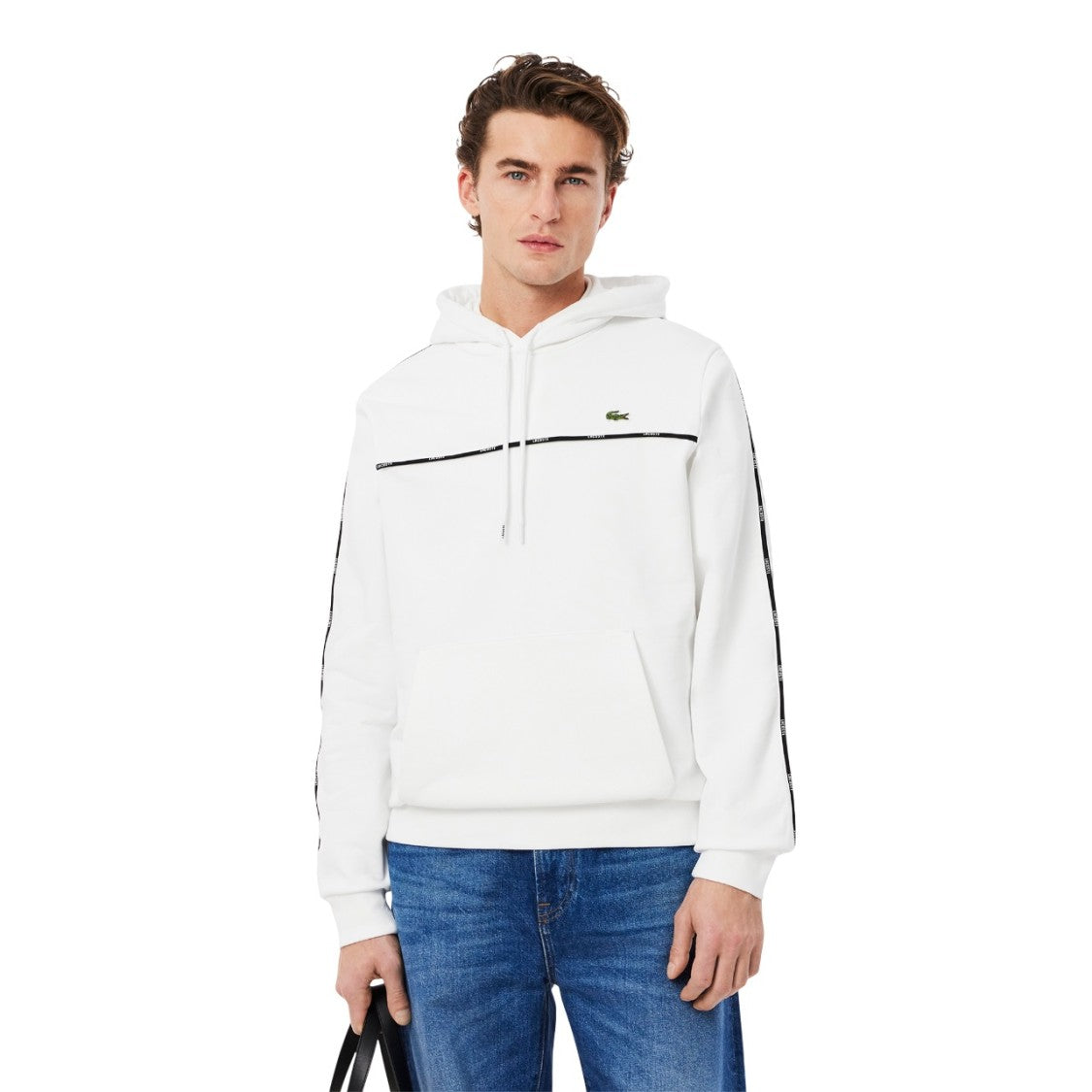 Classic White Lacoste Hoodie