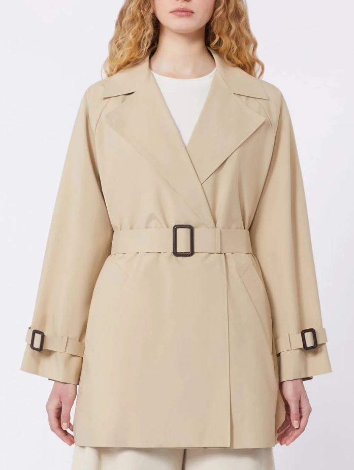 Ovatta Technical Canvas Trench Coat