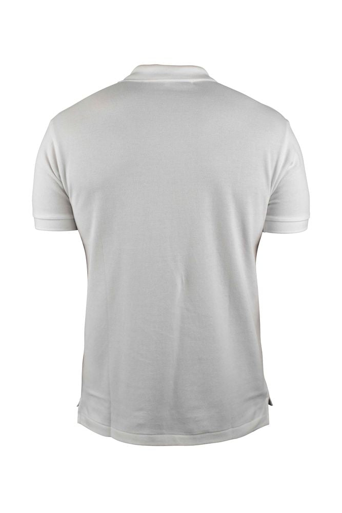 Cotton Polo Shirt With Iconic Heart Emblems