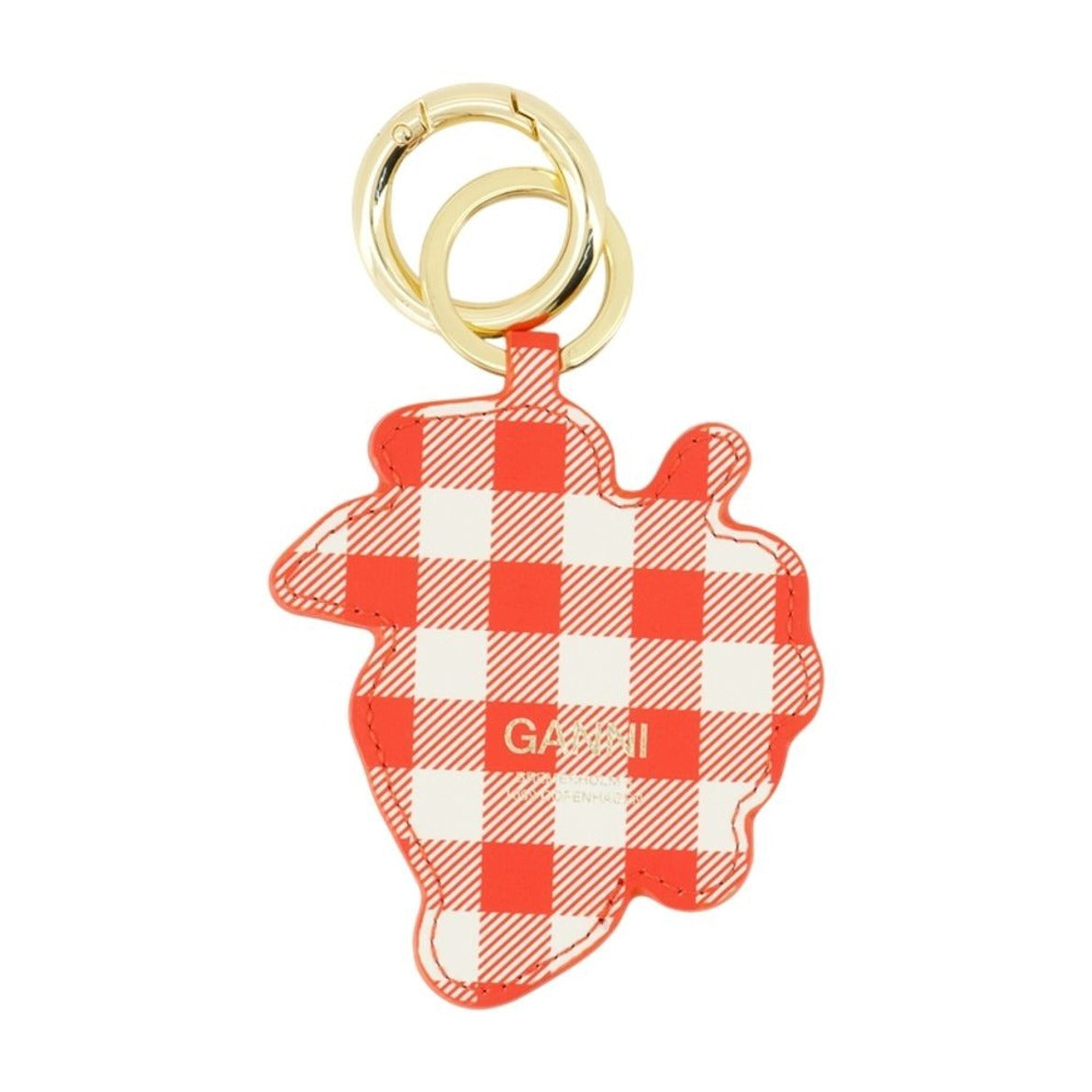 Grape Keyring - Leather - Red