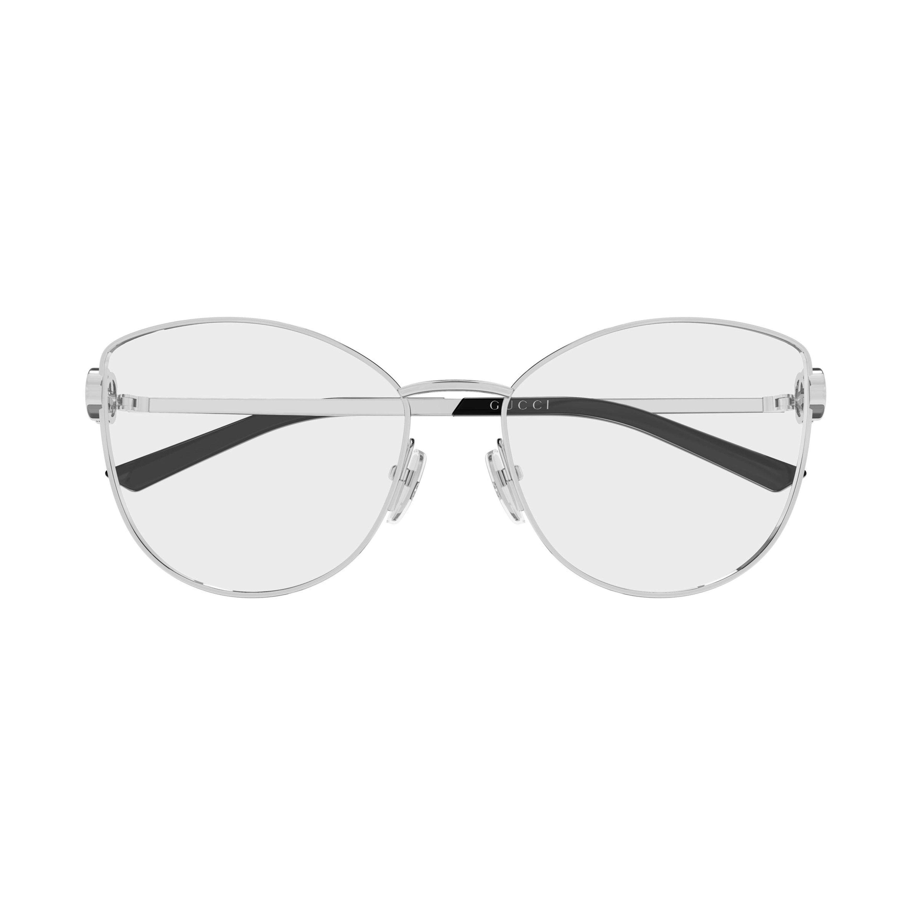 Gg2049o Silver-Toned Cat-Eye Eyeglasses