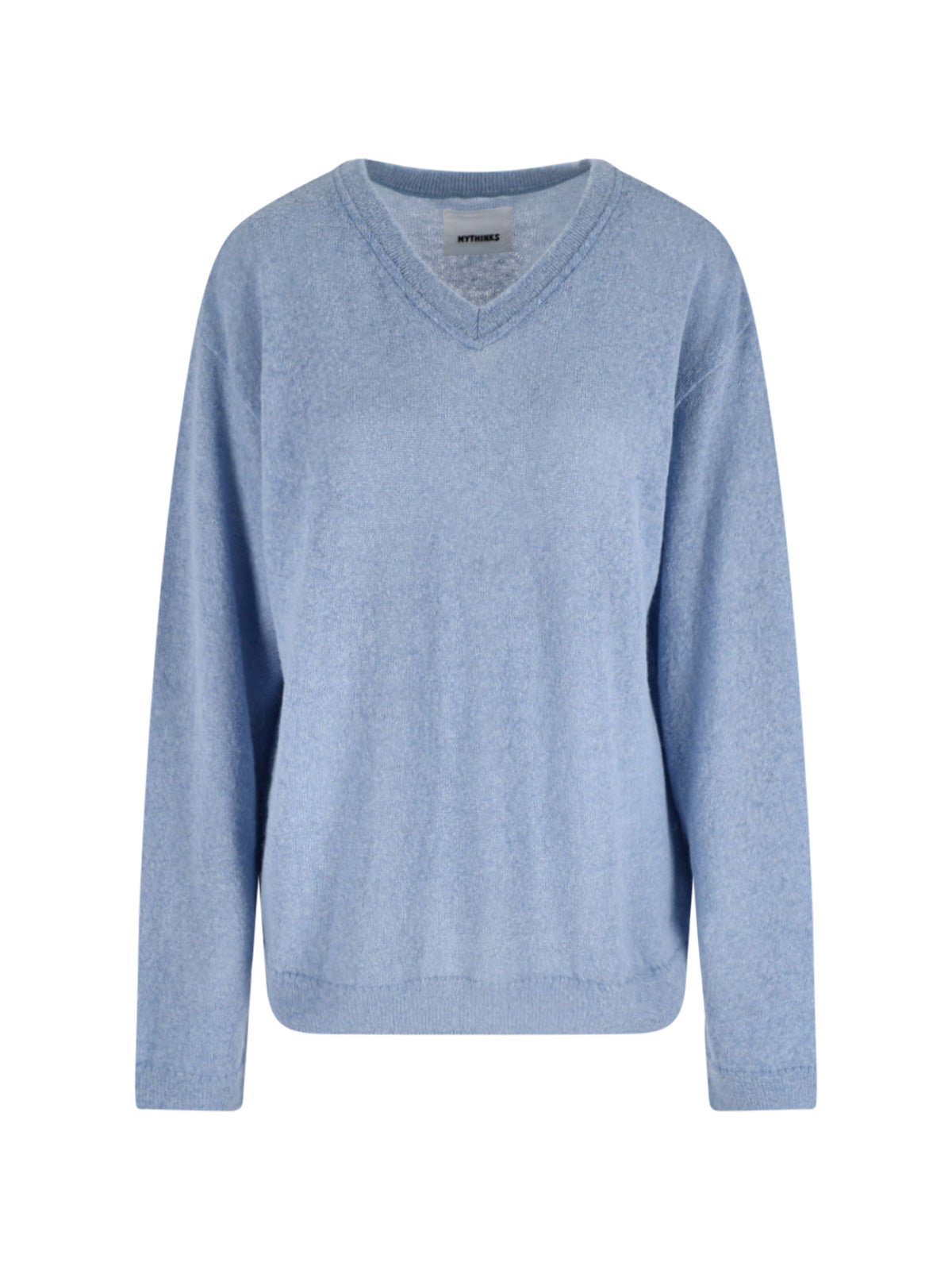 Alpaca Blend Sweater, Light Blue