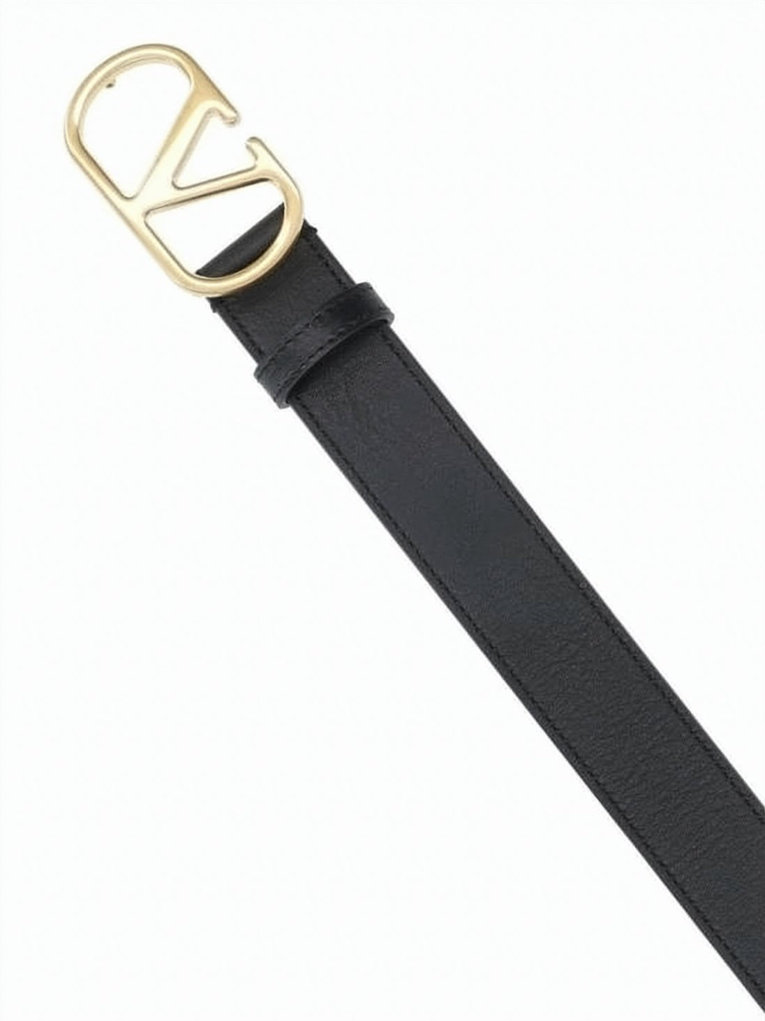 Black Cowhide Belt