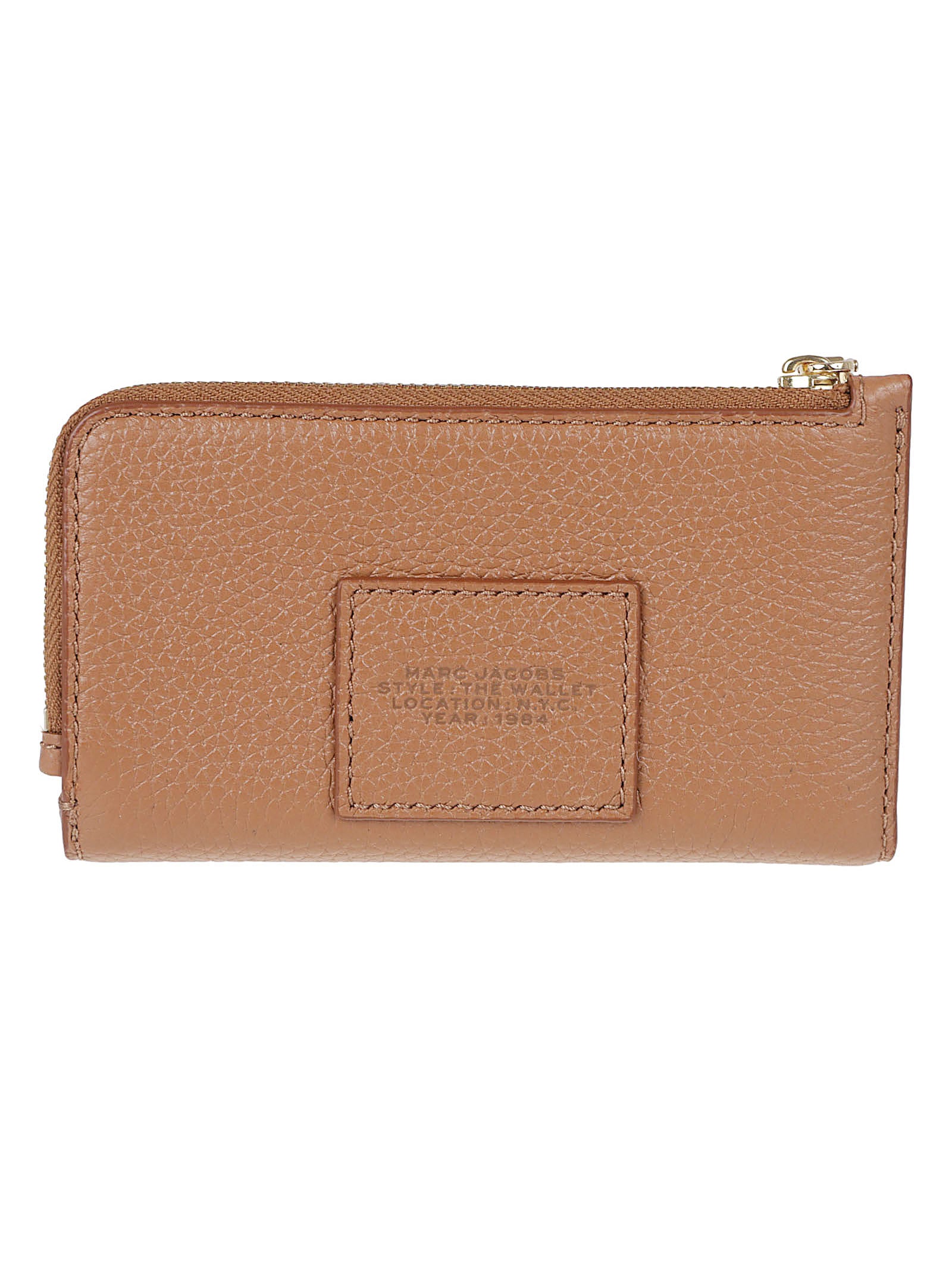 Logo-Embossed Brown Leather Wallet