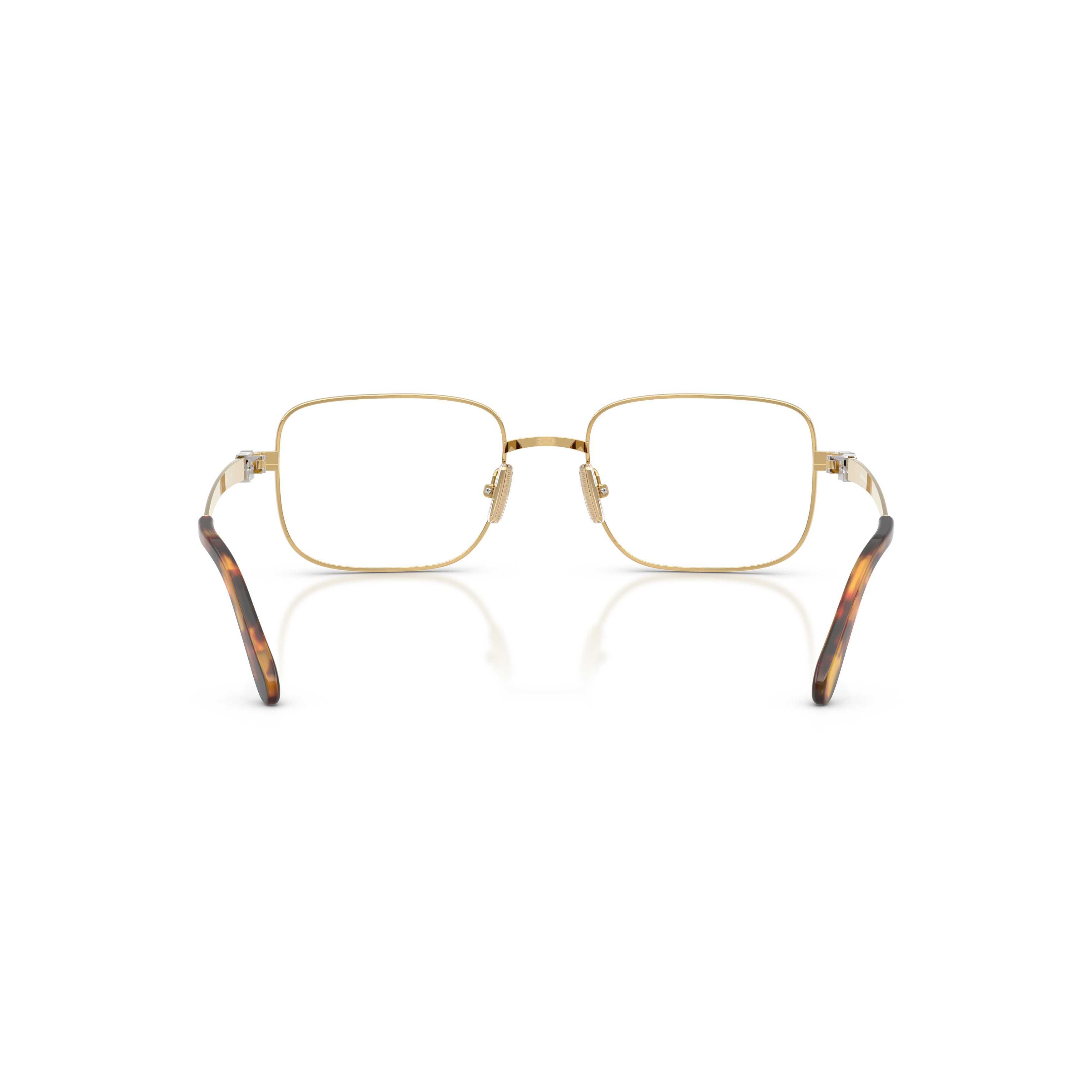 0mu 51zv Rectangular Metal Frame Eyeglasses