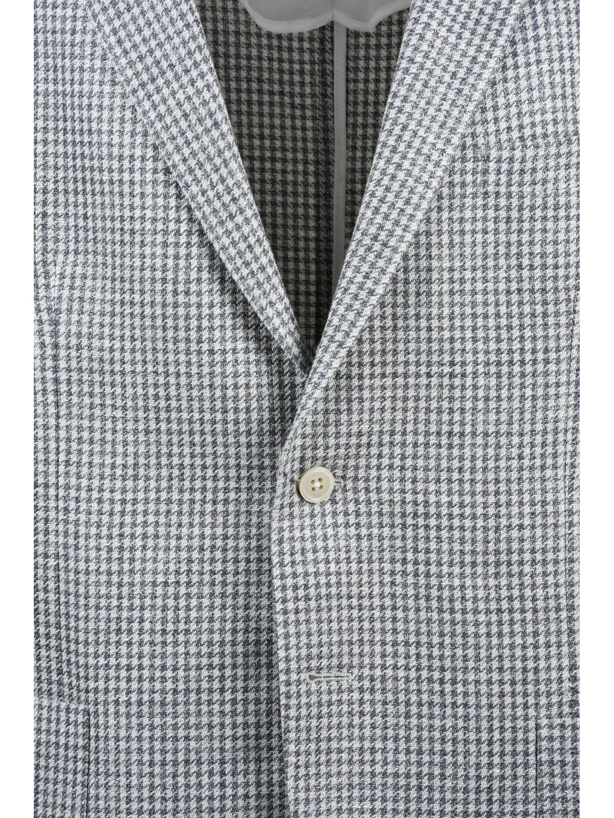White Grey Linen Silk Cotton Blazer Jacket