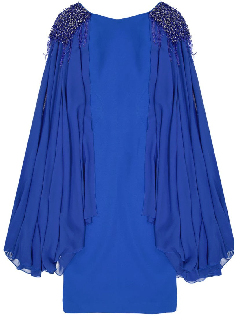 Beaded Shoulders Dress