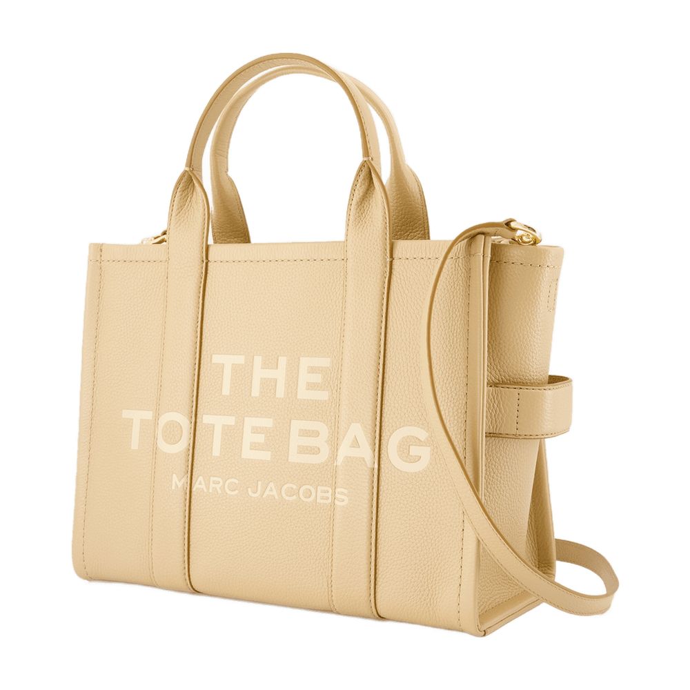 The Medium Tote - Leather - Camel