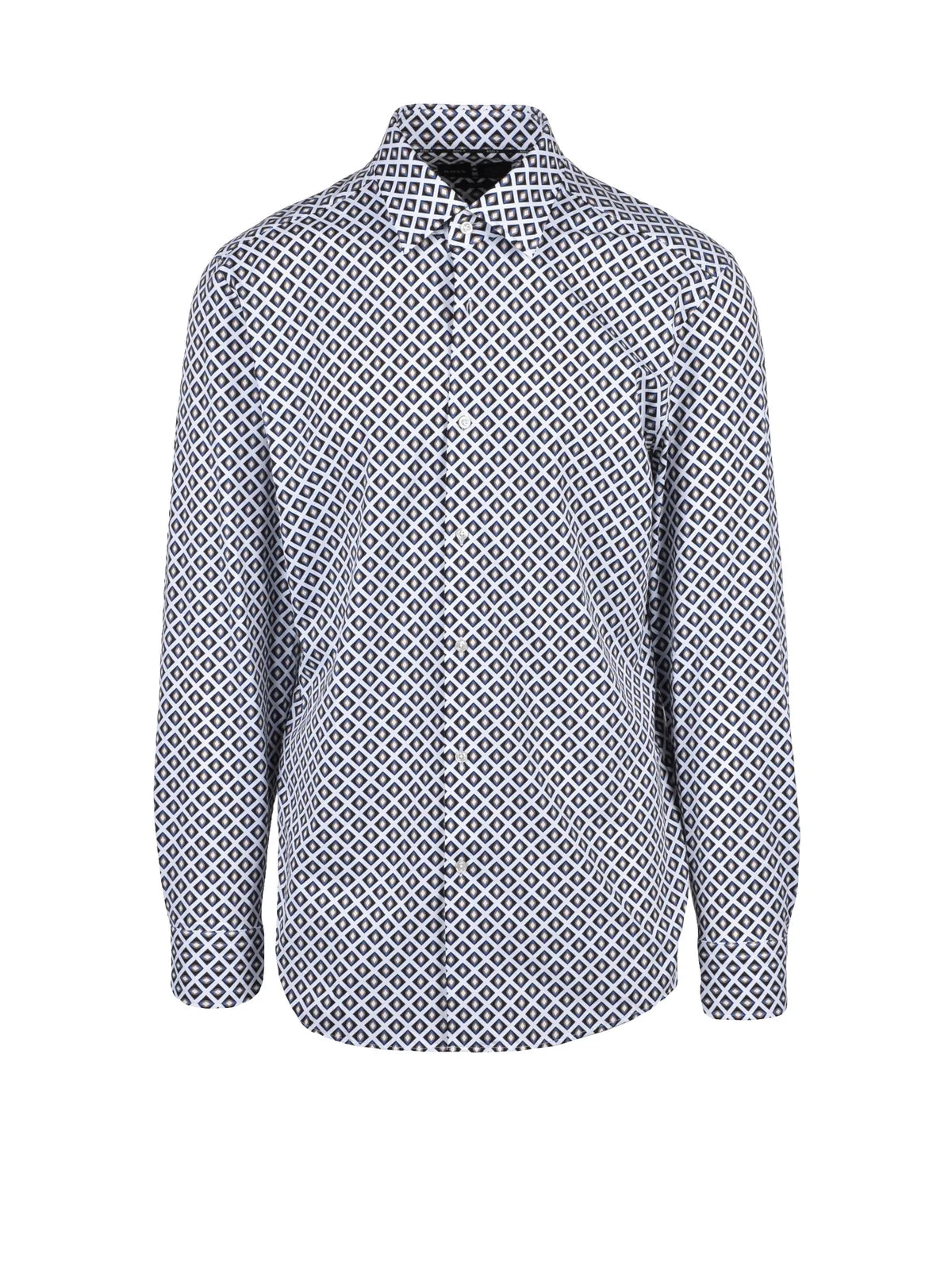 Stretch Shirt - White/Blue