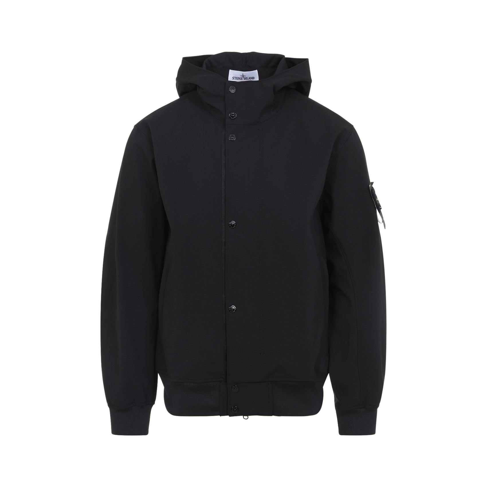 Contemporary Hooded Coat With Functional Zippered Pocket