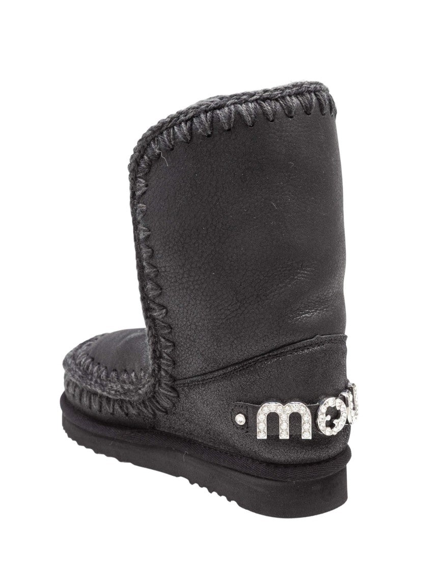 Black/Grey Eskimo 24 Leather Boot