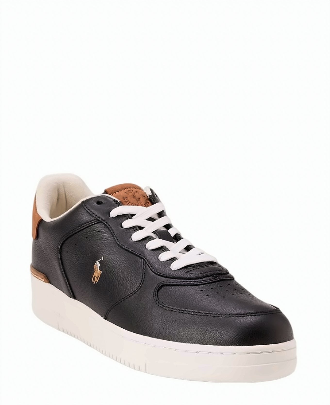 White Navy Masters Low Top Sneakers