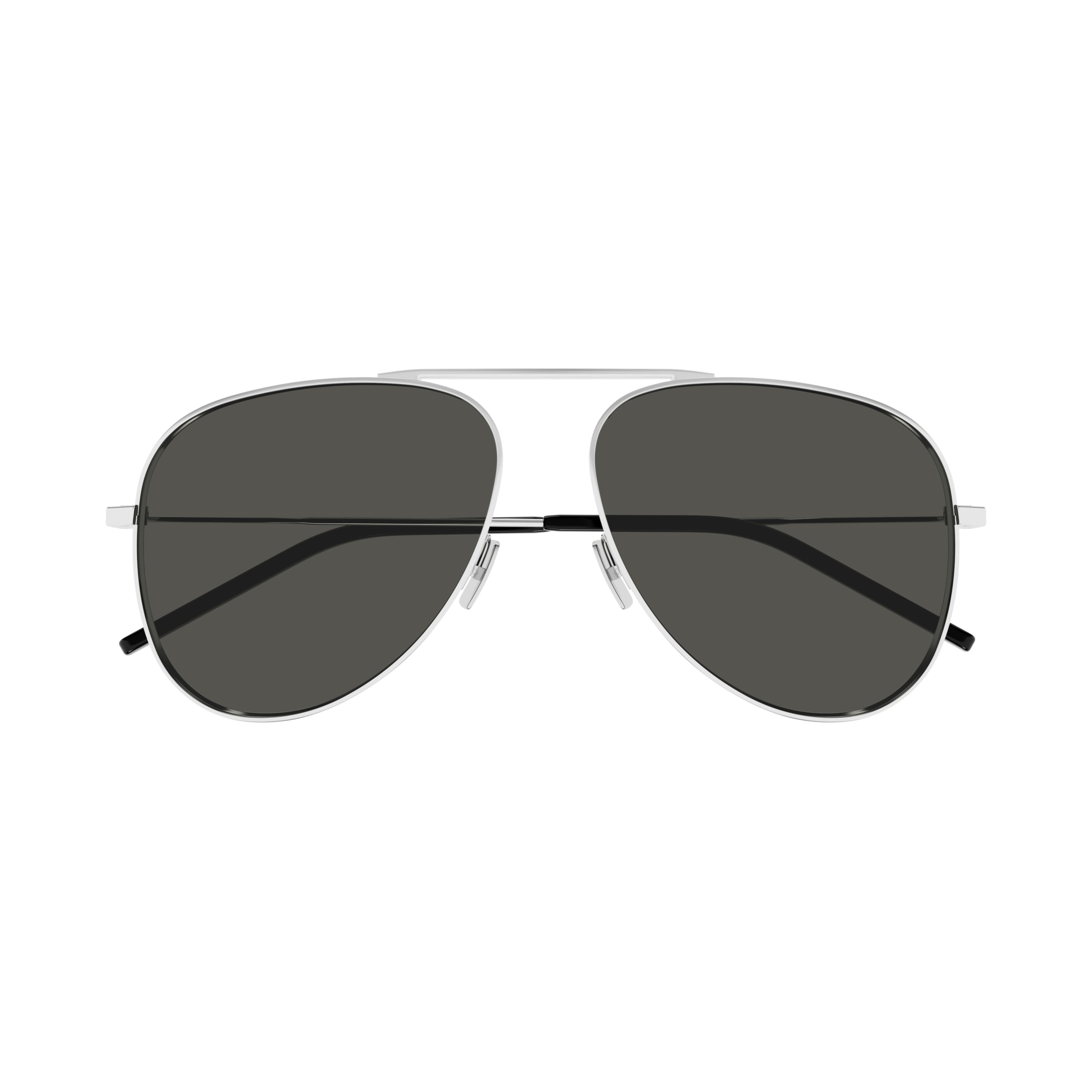 Sl 800 Teardrop-Shaped Silver Sunglasses