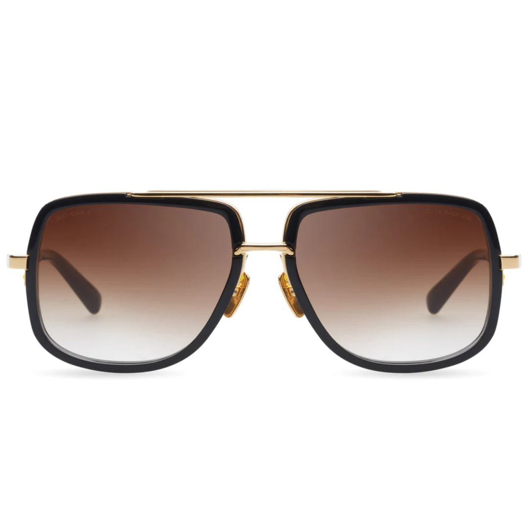 Mach-One Bold Square-Frame Sunglasses with Gradient Lenses