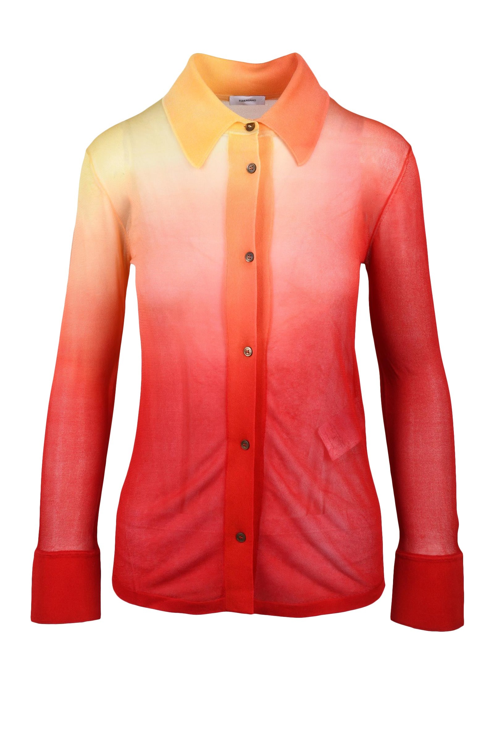 Red Silk Shirt