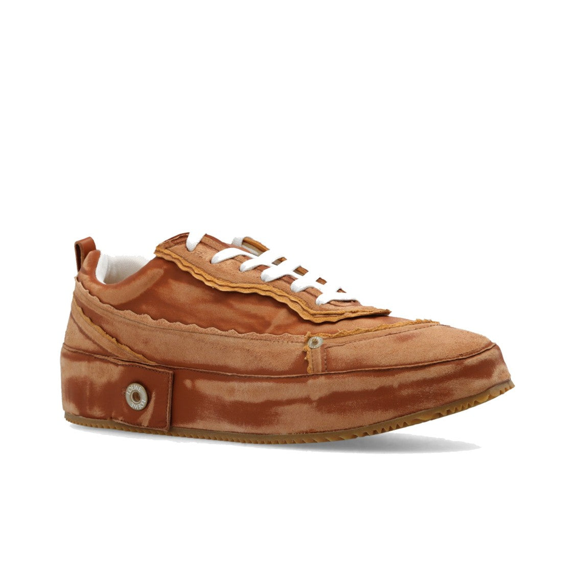 Brown Deconstructed Sneakers