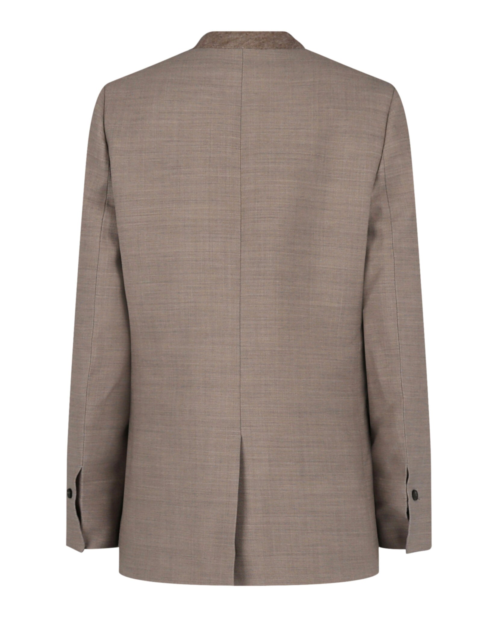 Single-Breasted Wool Blazer