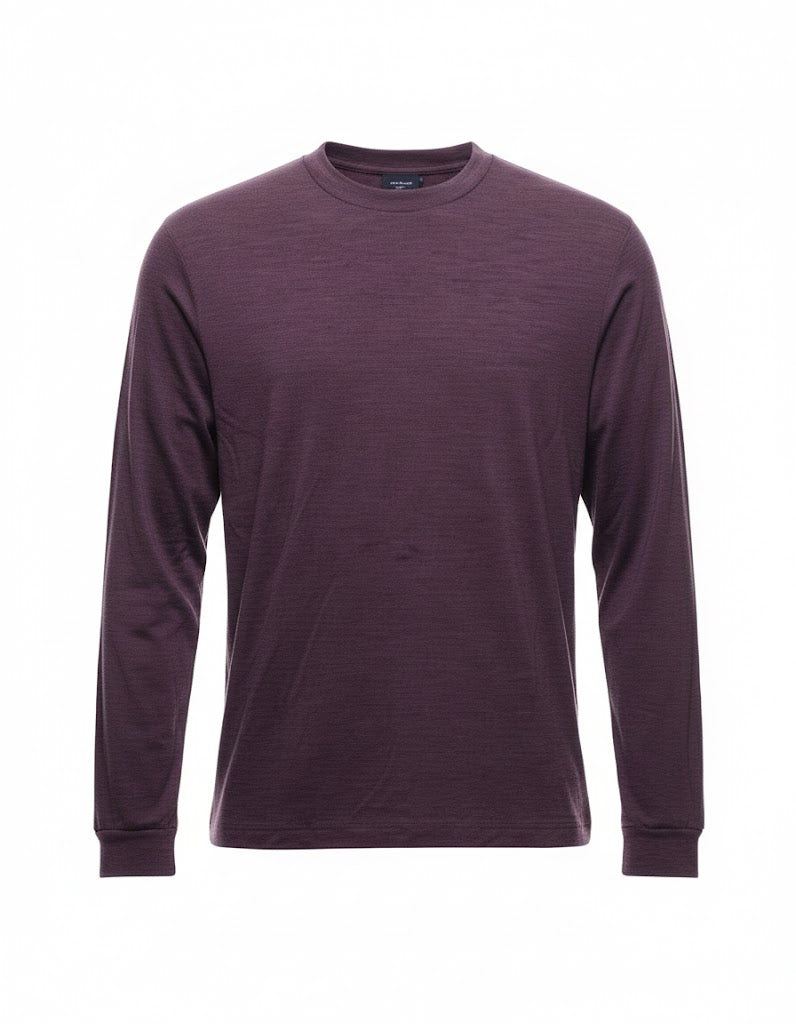 Men’S Fine Wool Long-Sleeve T-Shirt