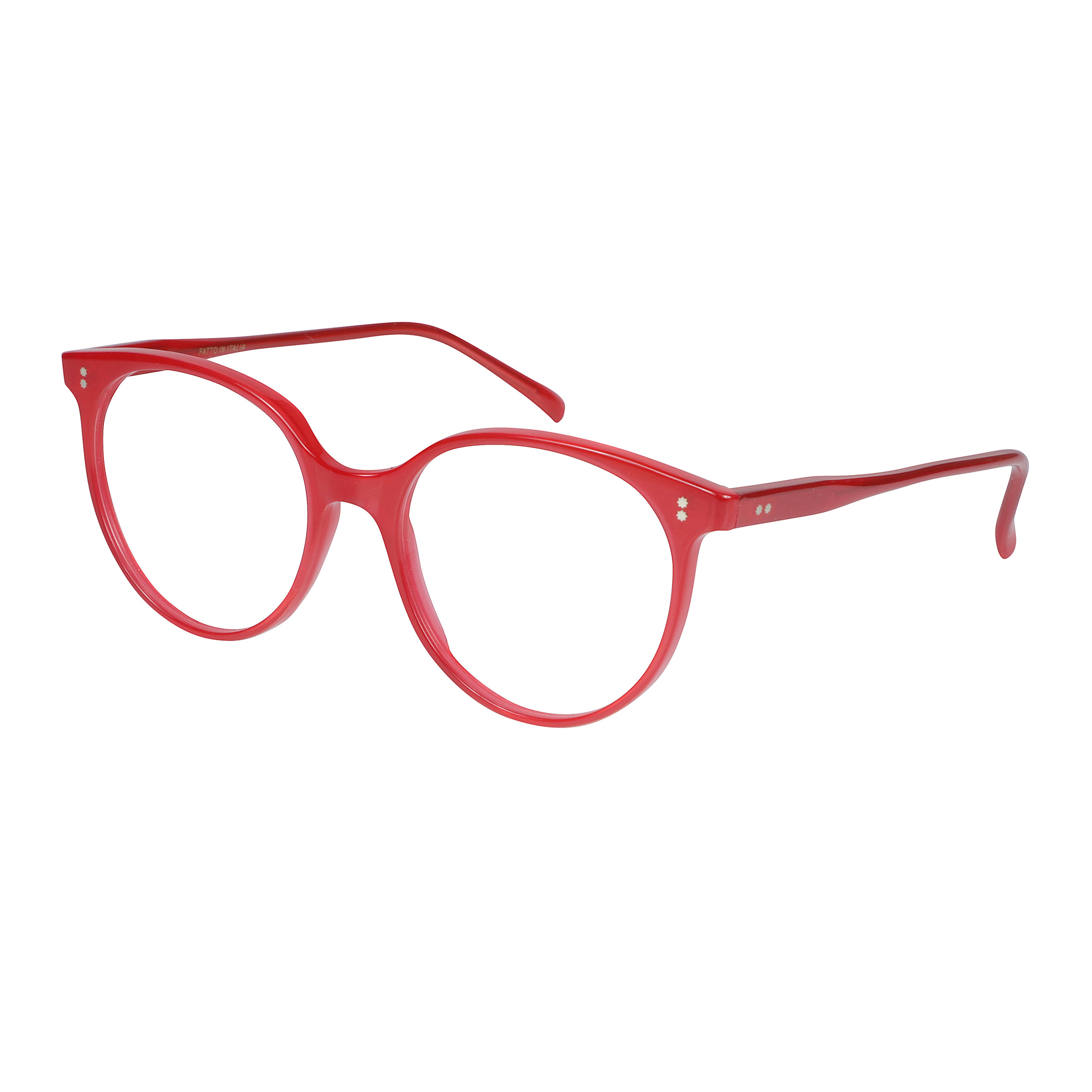 Cynda/N-54 Bold Round Frame Sunglasses with Glossy Finish