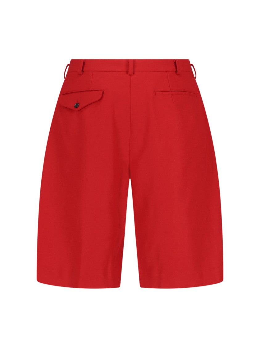 Wool Shorts – Red