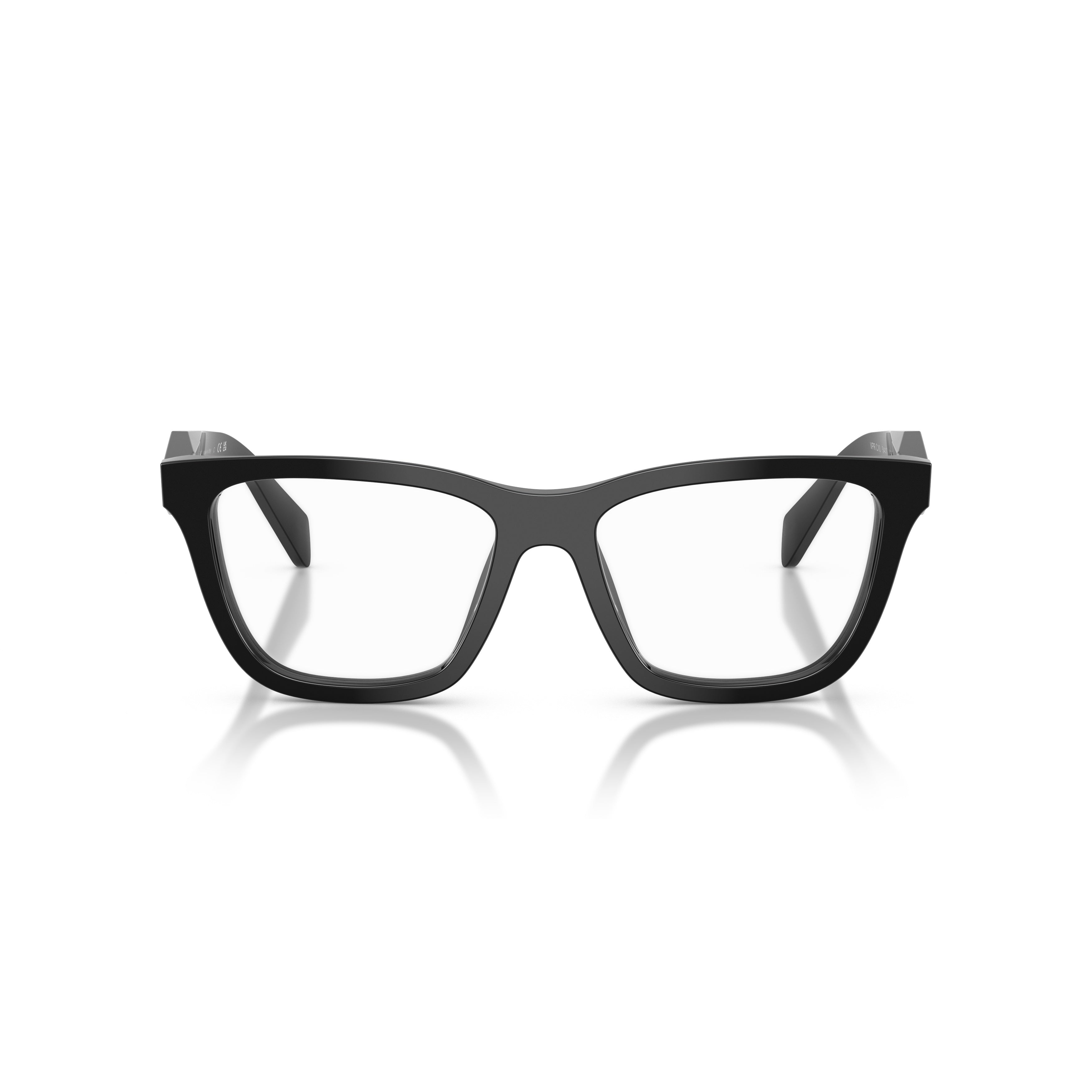 0pr C10v Square Frame Black Acetate Sunglasses