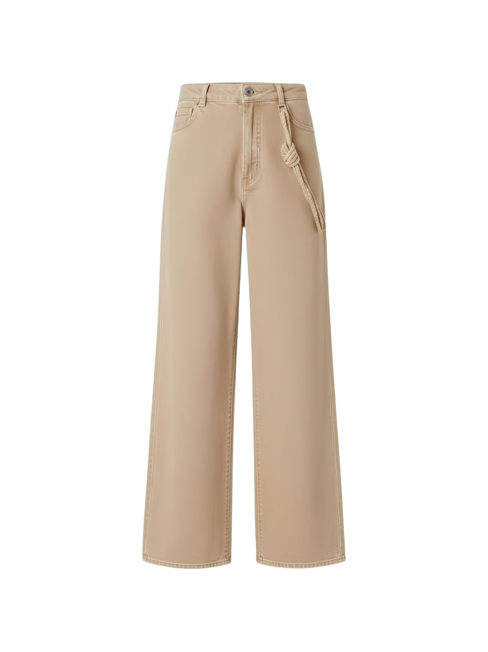 Wide-Leg Cropped Jeans