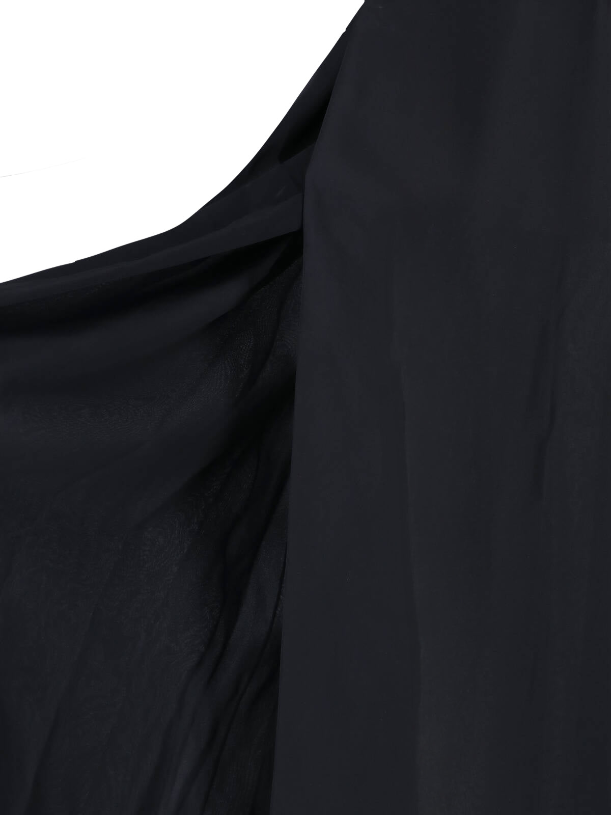 Black Maxi Tailored Double-Breasted Dress