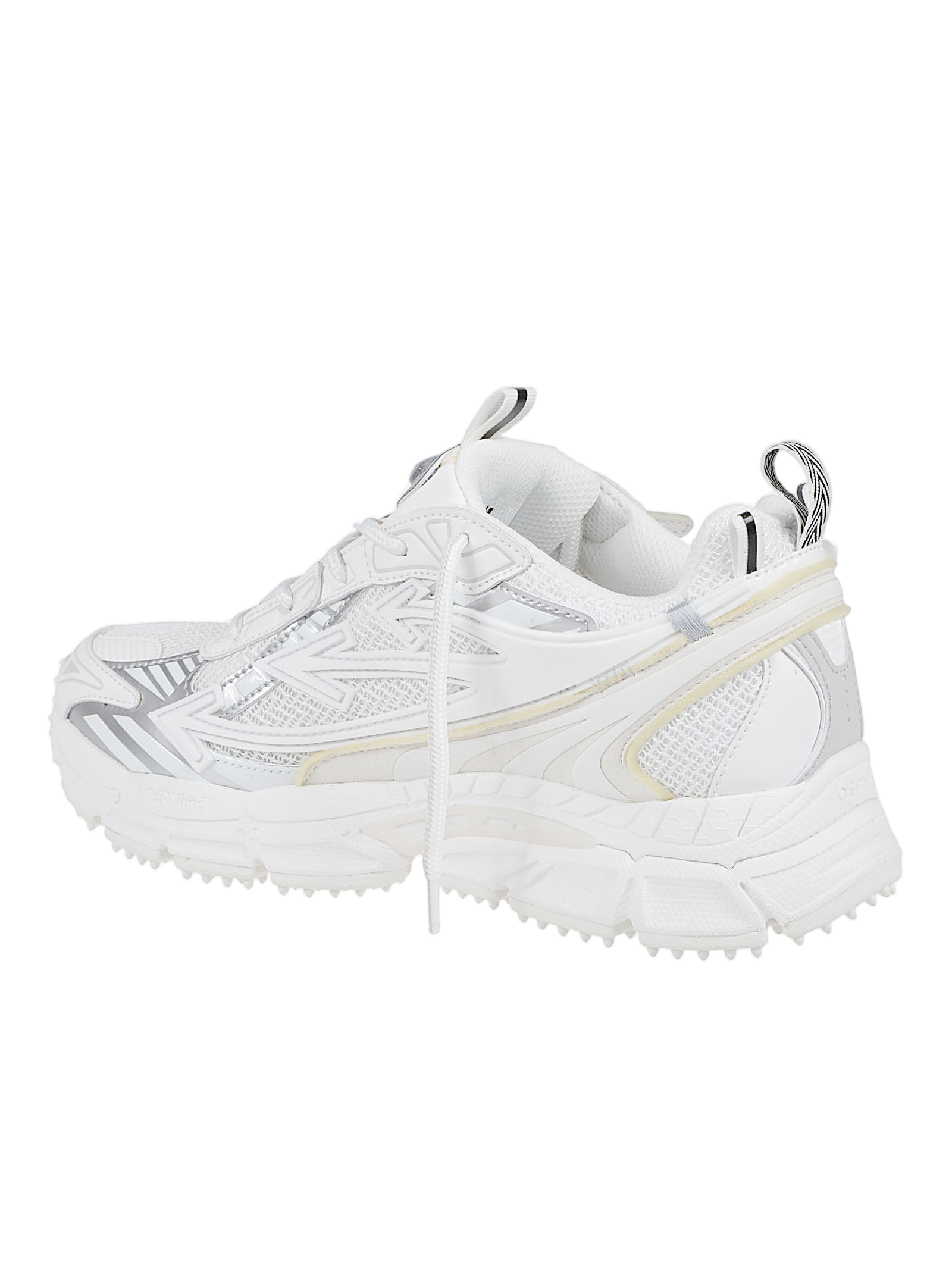 Futuristic Chunky Sole Sneakers with Reflective Accents