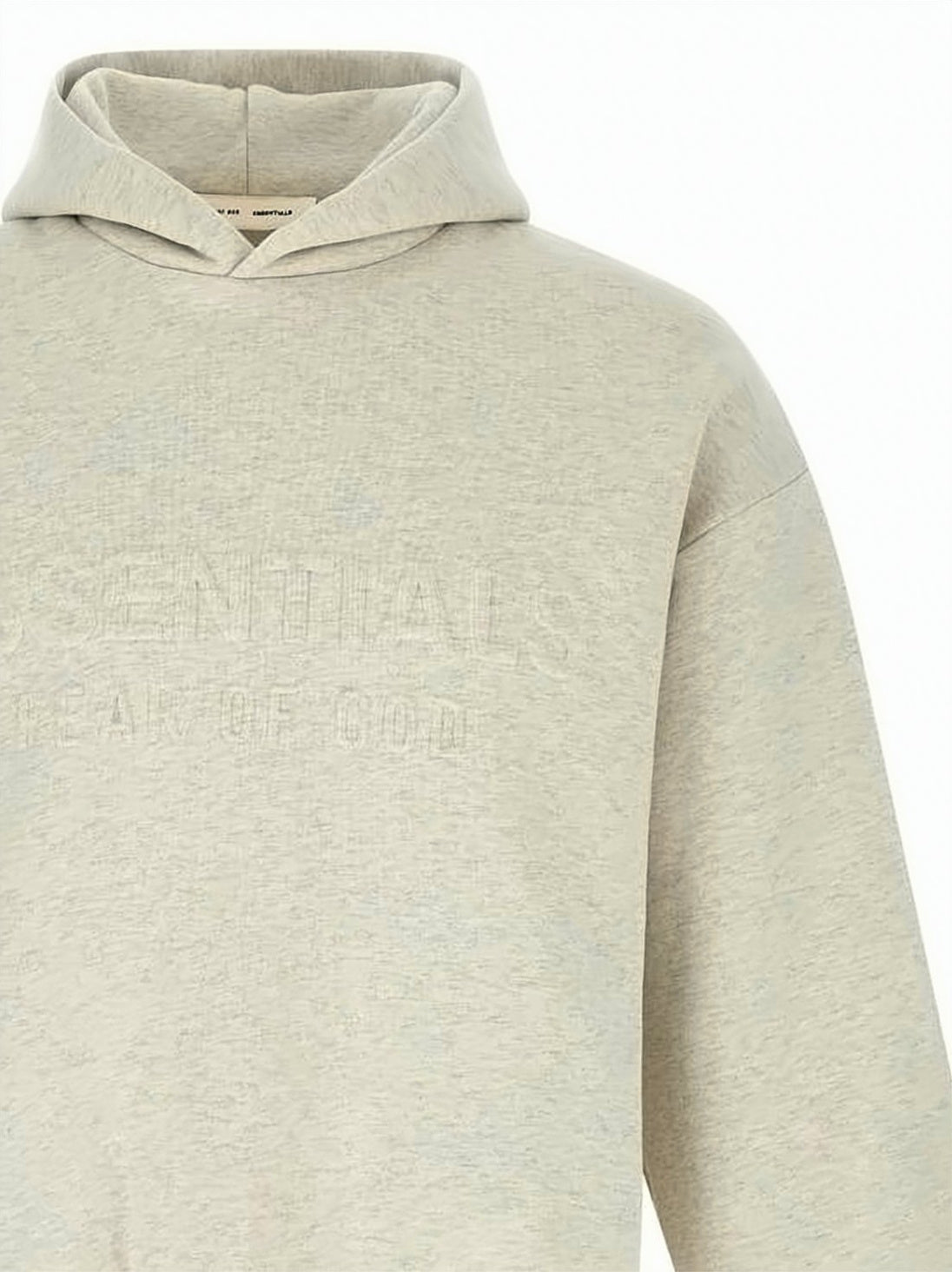Relaxed Fit Hoodie with Textured Fabric