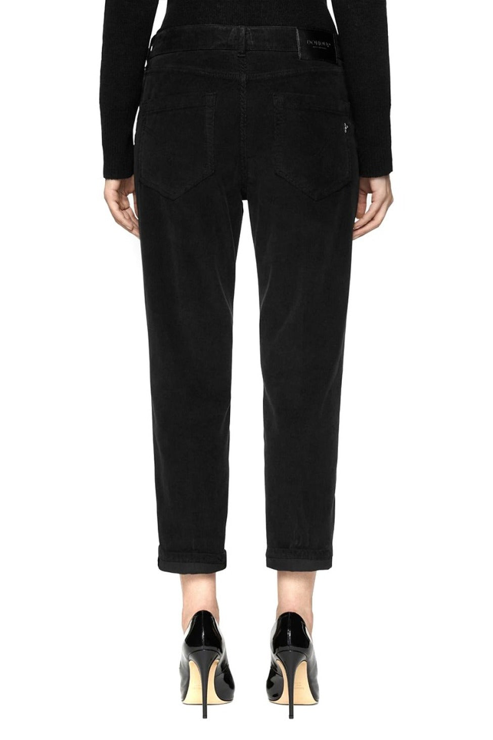 Black Trousers With Tapered Leg