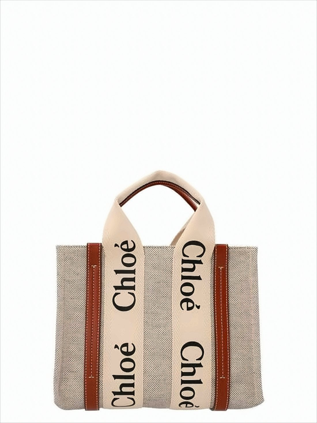 Structured Linen Tote Bag