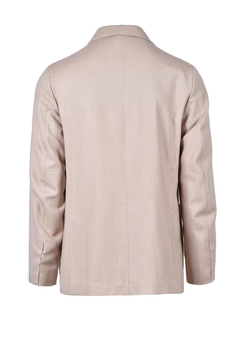 Virgin Wool Jacket - Beige