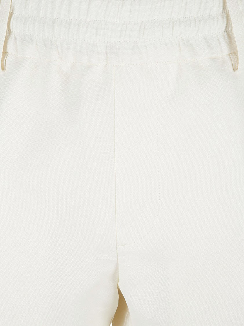 Tailored White Trousers