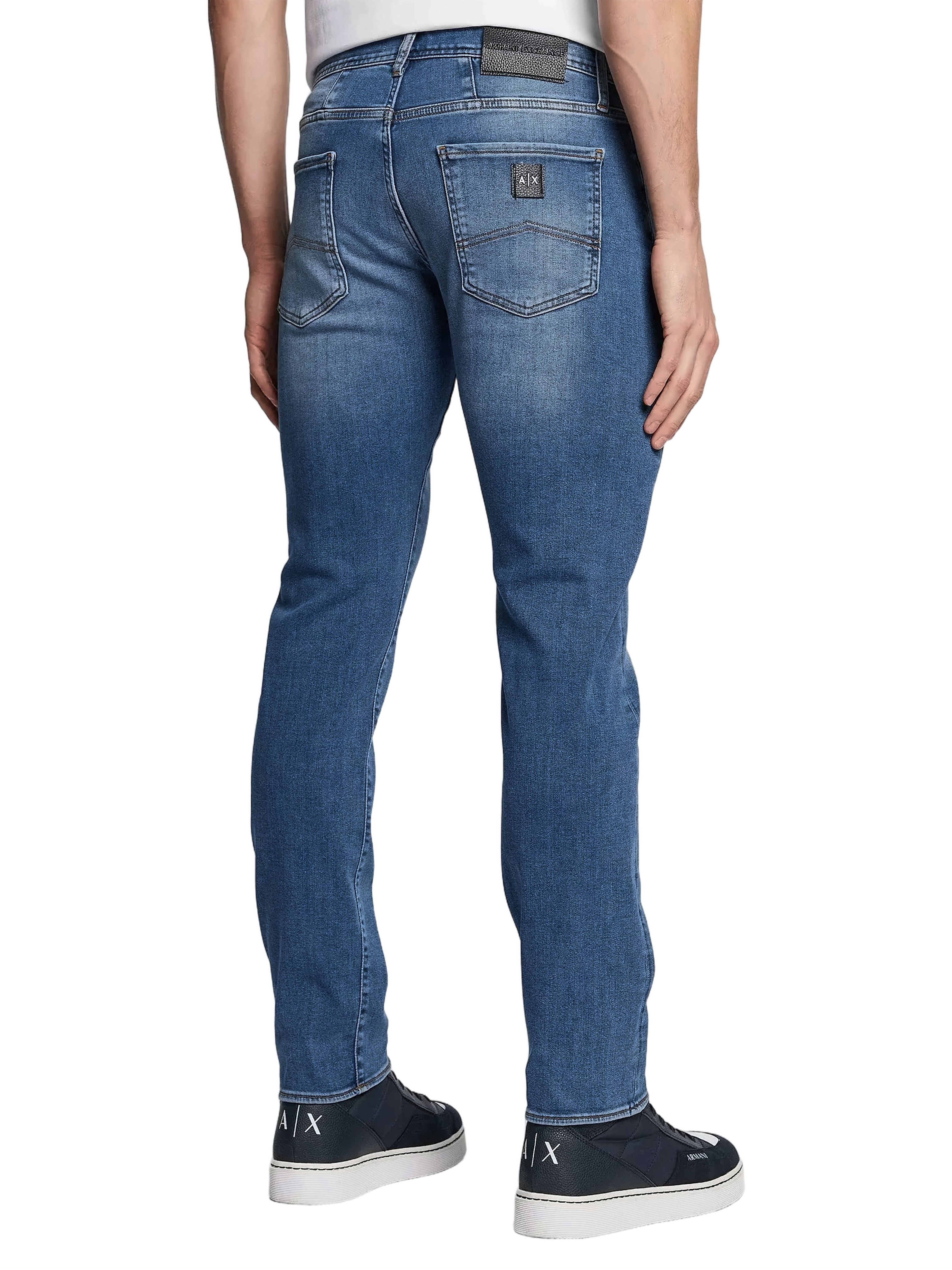 Slim-Fit Denim Jeans with Classic Five-Pocket Design