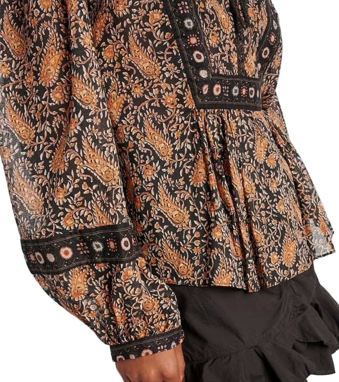 Floral Paisley Pattern Blouse